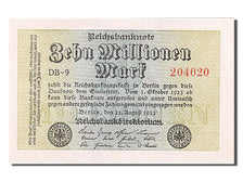 Banknote, Germany, 10 Millionen Mark, 1923, 1923-08-22, UNC(60-62)