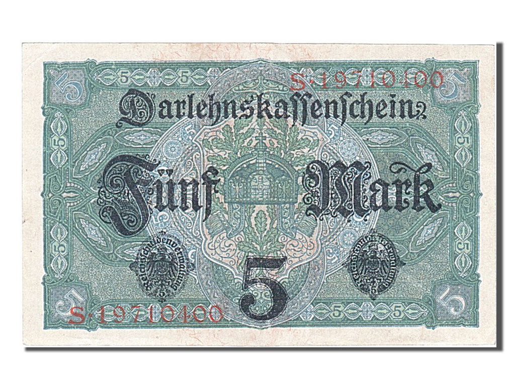 Germany, 5 Mark, 1917, KM #56b, 1917-08-01, UNC(60-62), S19710400