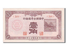 China, 10 Fen = 1 Chiao, 1938, KM #J48a, AU(55-58), 264