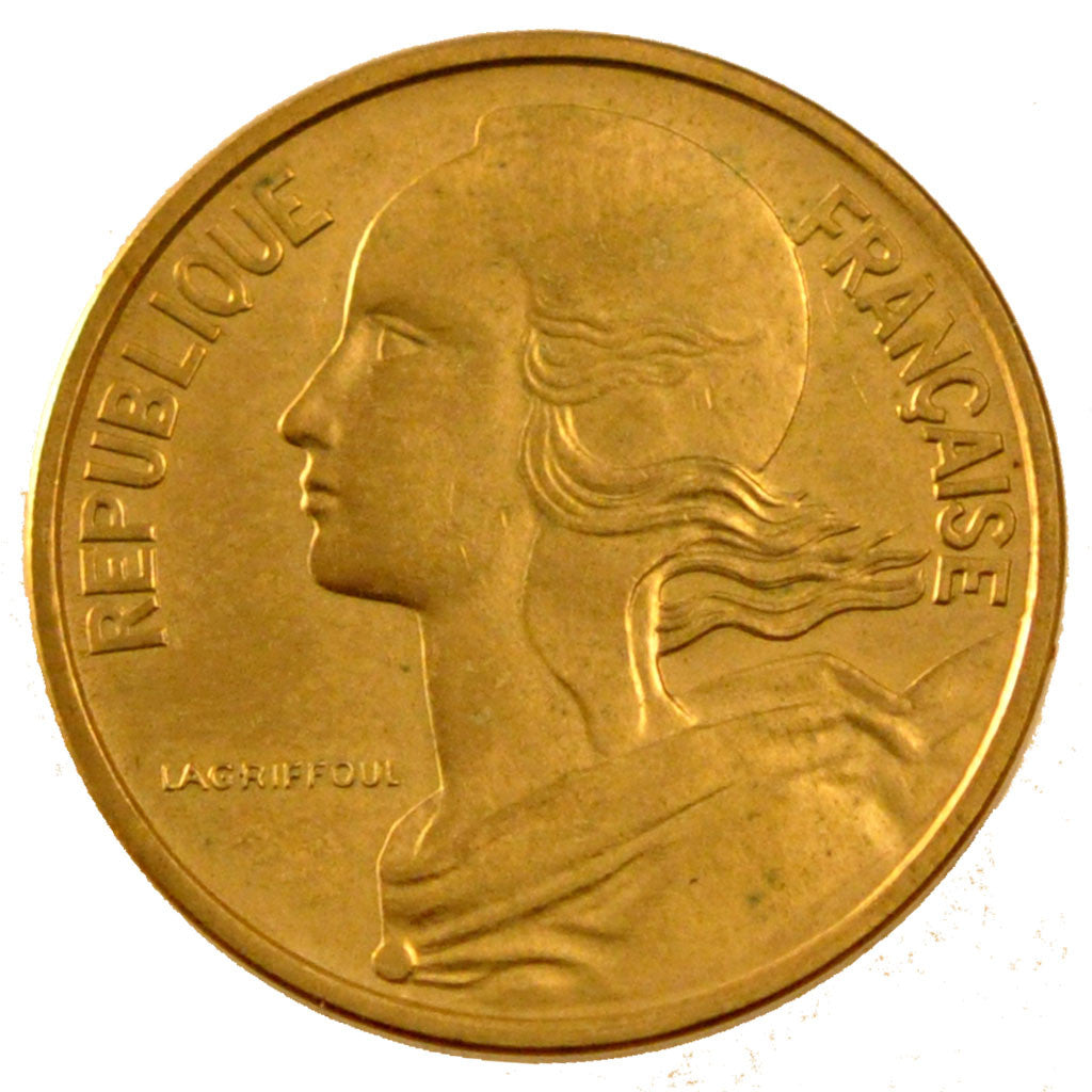 FRANCE, 10 Centimes, 1962, KM #E108, AU(55-58), Aluminum-Bronze, Gadoury #293,..