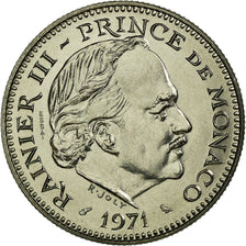 Coin, Monaco, 5 Francs, 1971, MS(65-70), Copper-nickel, Gadoury:153