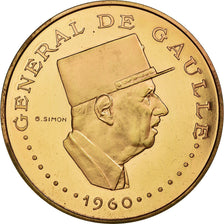 Coin, Chad, 10000 Francs, 1960, Paris, MS(60-62), Copper-Nickel-Aluminum, KM:E1