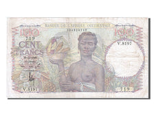 French West Africa, 100 Francs, 1949, KM #40, 1949-12-30, EF(40-45), V8197