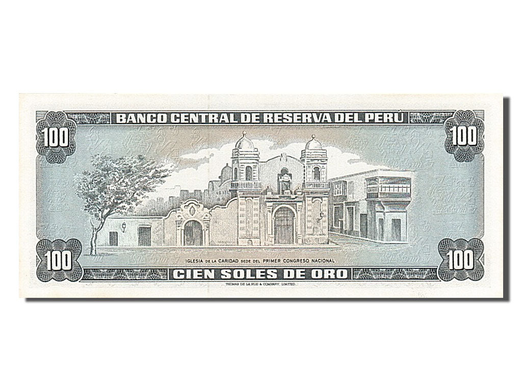 Peru, 100 Soles de Oro, 1968, KM #95a, 1968-02-23, UNC(65-70), G130761238