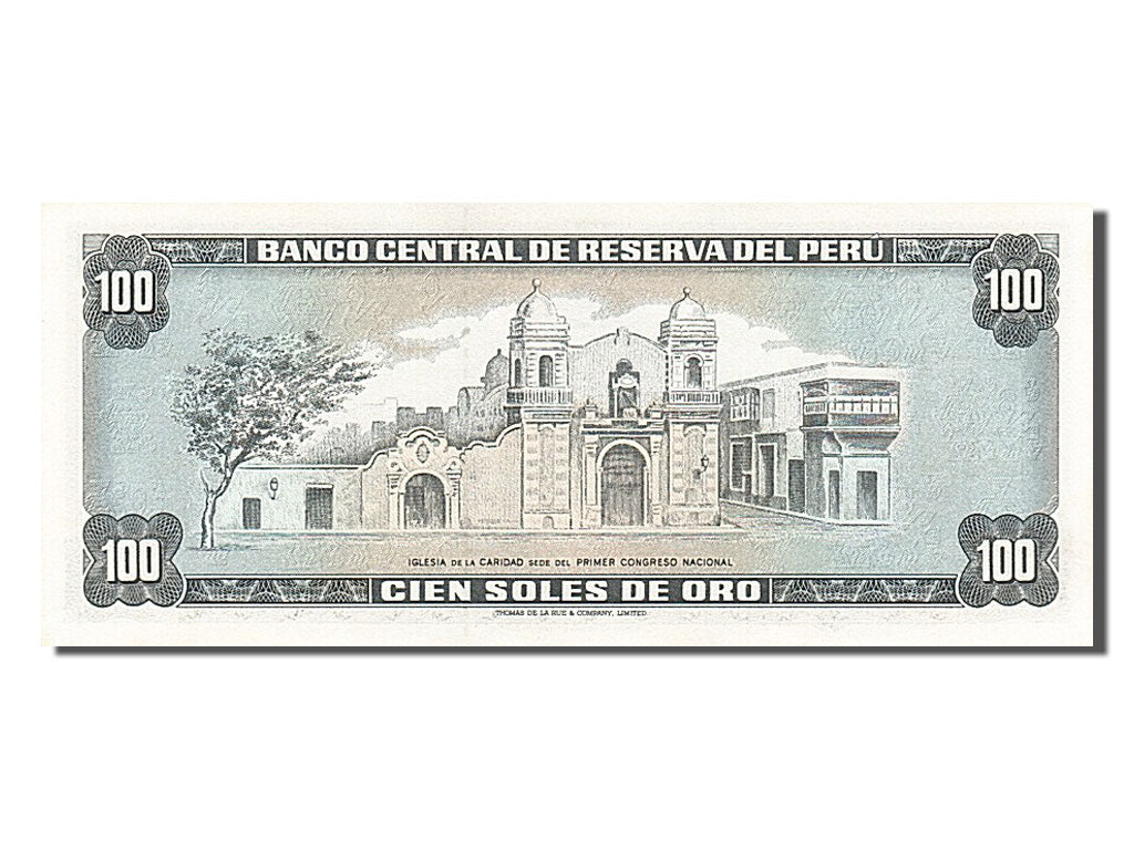 Banknote, Peru, 100 Soles De Oro, 1968, 1968-02-23, UNC(65-70)