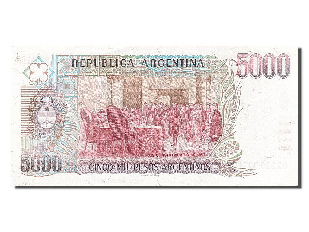 Billete, 5000 Pesos Argentinos, 1984, Argentina, EBC+