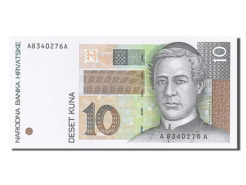 Croatia, 10 Kuna, 1995, KM #36a, 1995-01-15, UNC(65-70), A8340276A