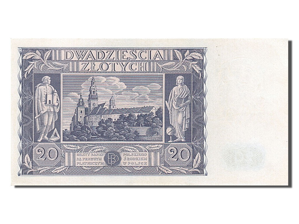 Banknote, Poland, 20 Zlotych, 1936, 1936-11-11, UNC(60-62)