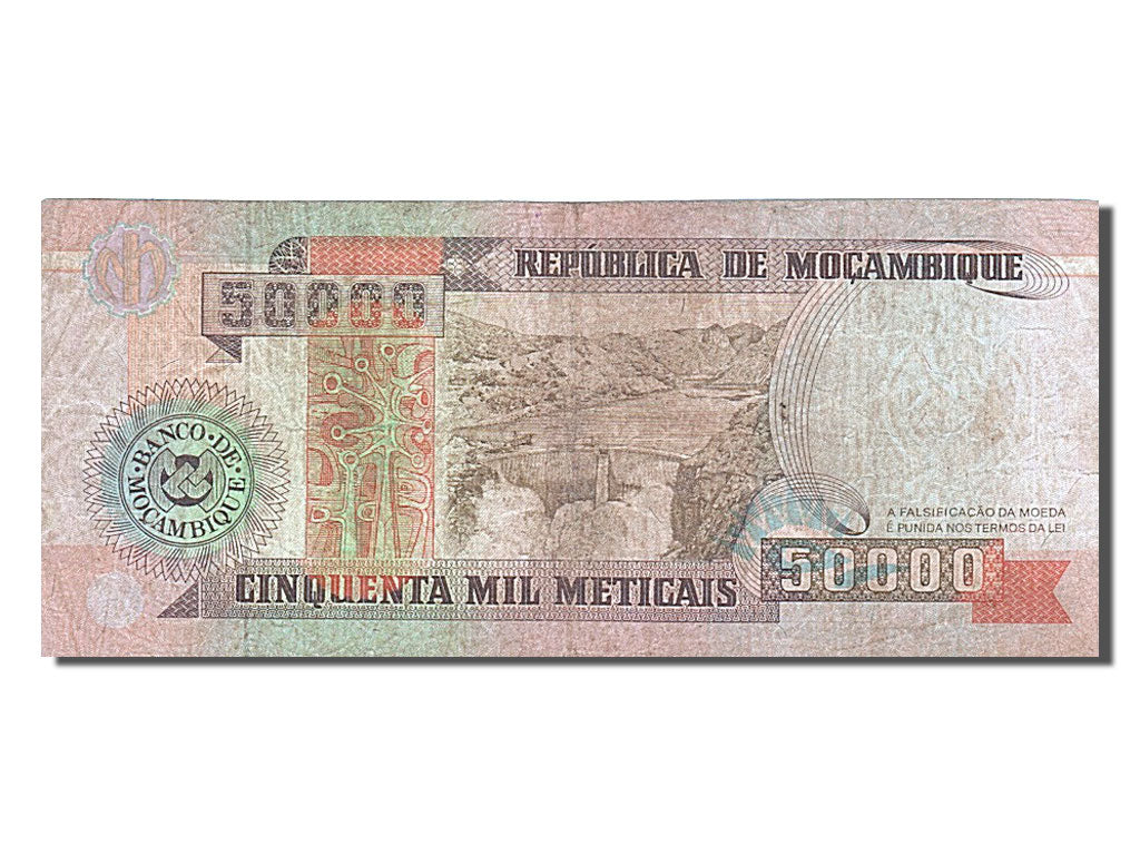 Mozambique, 50,000 Meticais, 1993, KM #138, 1993-06-16, VF(30-35), EA3313778