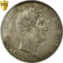 Moneta, Francia, Louis-Philippe, 5 Francs, 1830, Rouen, PCGS, AU50, BB+