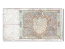 Poland, 50 Zlotych, 1929, KM #71, 1929-09-01, VF(20-25), CU 0006684