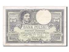 Banknote, Poland, 500 Zlotych, 1919, 1919-02-28, EF(40-45)