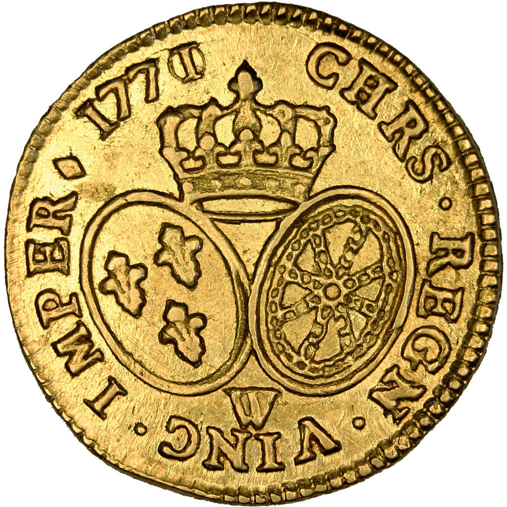 Francia, Louis XV, Louis d'or au bandeau, Louis d'Or, 1771, Lille, SPL-, Oro,...