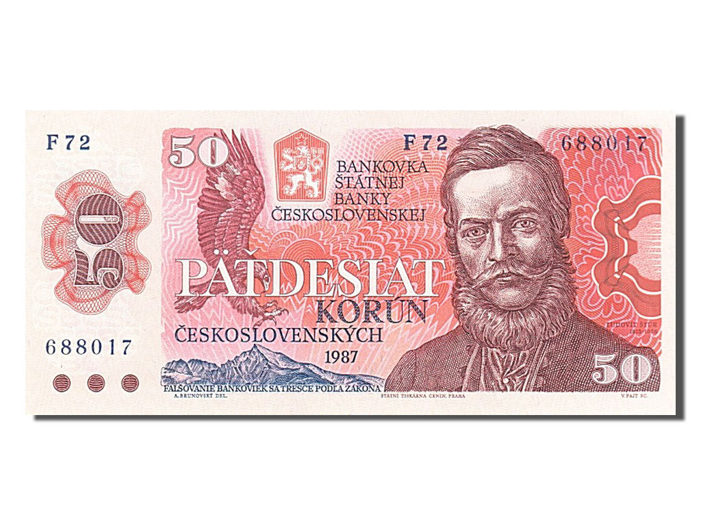Czechoslovakia, 50 Korun, 1987, KM #96a, UNC(65-70), F72 688017