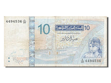 Tunisia, 10 Dinars, 1994, KM #87A, 1994-11-07, VF(30-35), 4494536