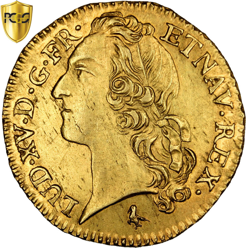 France, Louis XV, Louis d'Or, 1770 A, Paris, Gold, KM:513.1, PCGS AU58