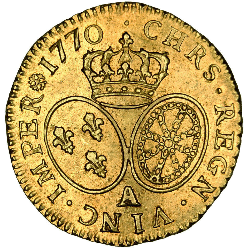 France, Louis XV, Louis d'Or, 1770 A, Paris, Gold, KM:513.1, PCGS AU58