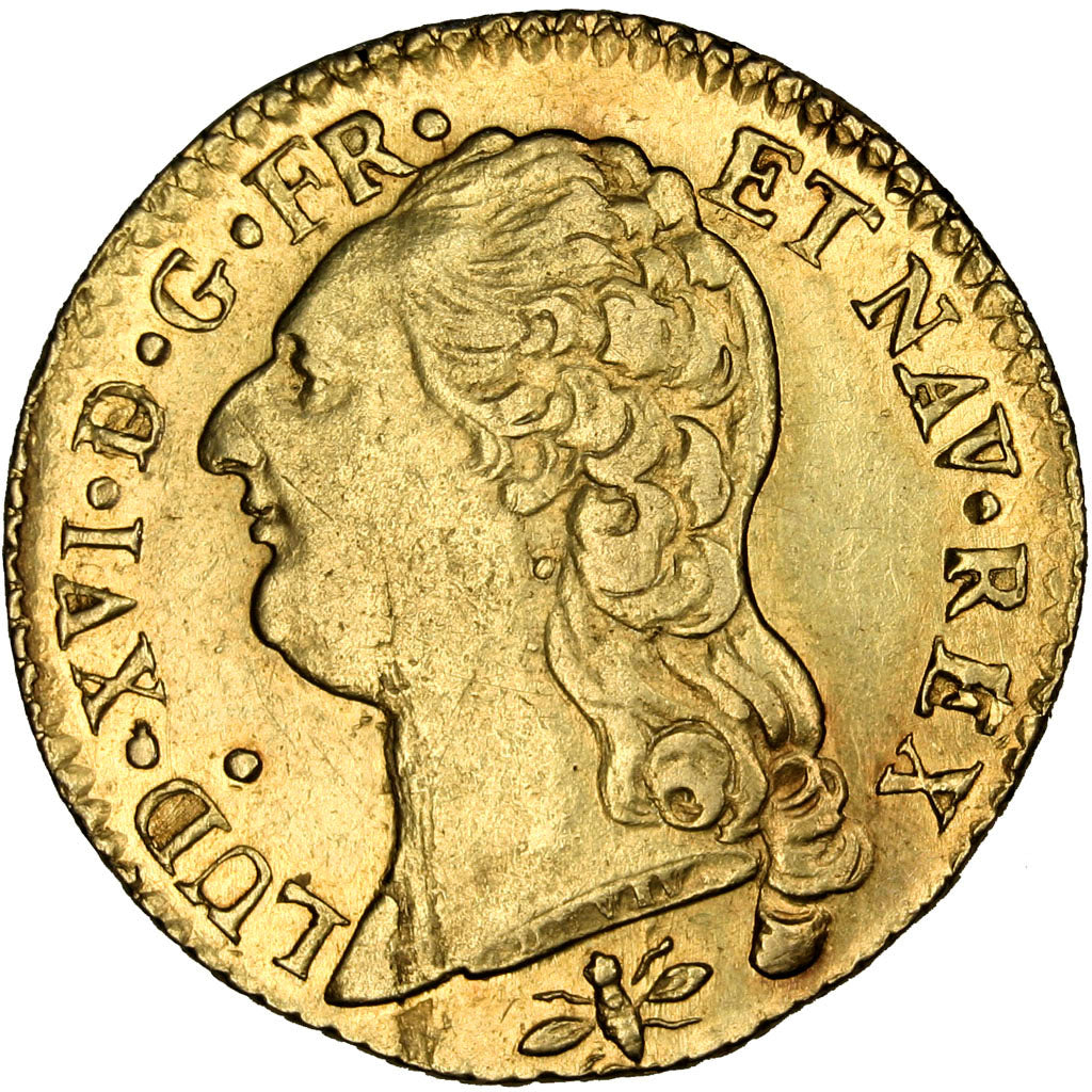 Francia, Louis XVI, Louis d'or à la tête nue, Louis d'Or, 1786, Lyon, BB+,...