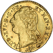 Francia, Louis XVI, Louis d'or à la tête nue, Louis d'Or, 1786, Lyon, BB+,...