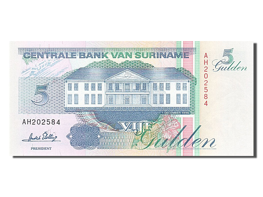 Banknote, Suriname, 5 Gulden, 2006, 2006-12-01, UNC(65-70)