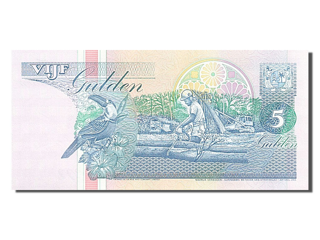 Banknote, Suriname, 5 Gulden, 2006, 2006-12-01, UNC(65-70)