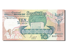 Seychelles, 10 Rupees, 1989, BB+