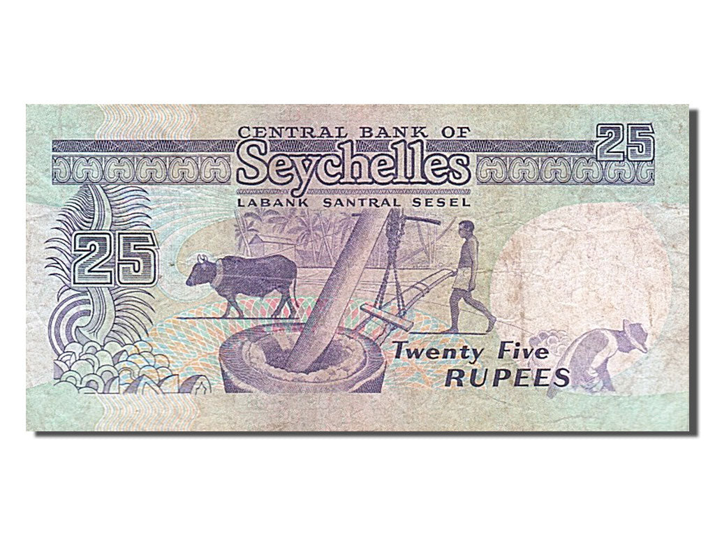 Seychelles, 25 Rupees, 1989, KM #33, VF(30-35), B238460