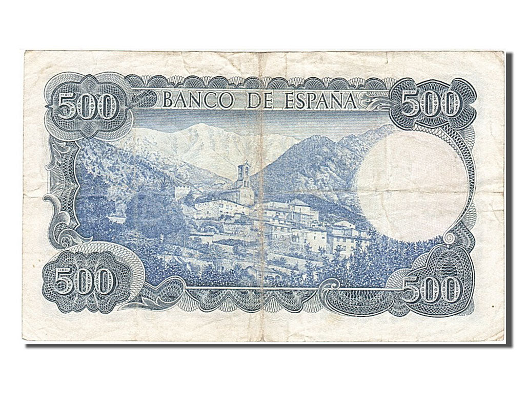 Banknote, Spain, 500 Pesetas, 1971, 1971-07-23, VF(30-35)