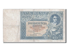 Poland, 20 Zlotych, 1931, KM #73, 1931-06-20, F(12-15), AX 0469098