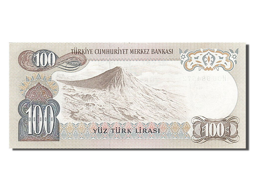 Turkey, 100 Lira, 1970, KM #189a, 1970-01-14, UNC(63), H06984672