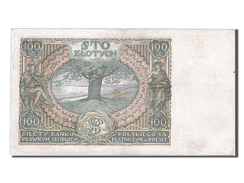 Poland, 100 Zlotych, 1934, KM #75a, 1934-11-09, EF(40-45), 1526727