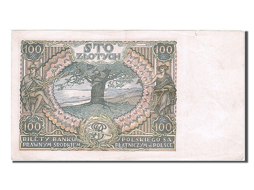Banknote, Poland, 100 Zlotych, 1934, 1934-11-09, EF(40-45)