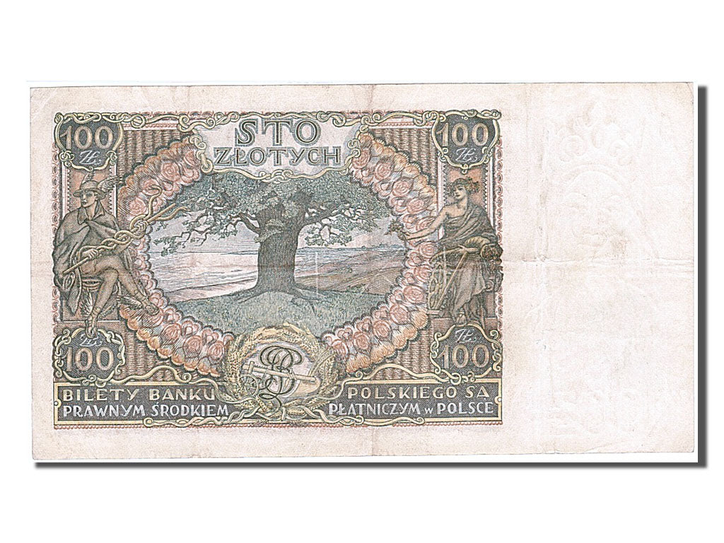 Poland, 100 Zlotych, 1932, KM #74a, 1932-06-02, EF(40-45), 8142160