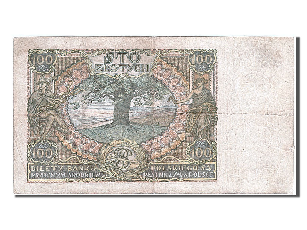 Poland, 100 Zlotych, 1932, KM #74a, 1932-06-02, VF(20-25), 4930356