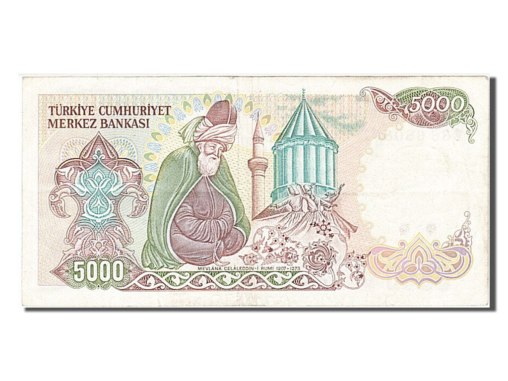 Turkey, 5000 Lira, 1981, KM #197, AU(50-53), C36680801