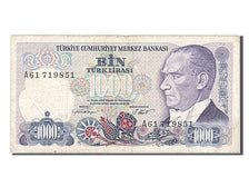 Turkey, 1000 Lira, 1986, KM #196, VF(30-35), A61719851