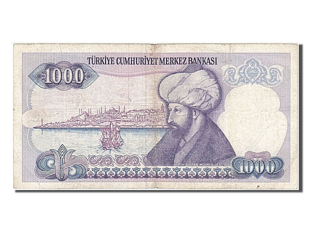 Turkey, 1000 Lira, 1986, KM #196, VF(30-35), A61719851