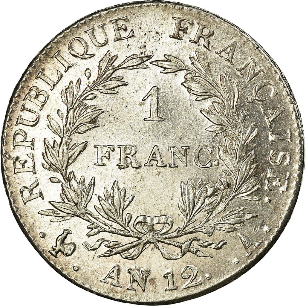 Monnaie, France, Napoléon I, Franc, An 12, Paris, SUP, Argent, Gadoury:442