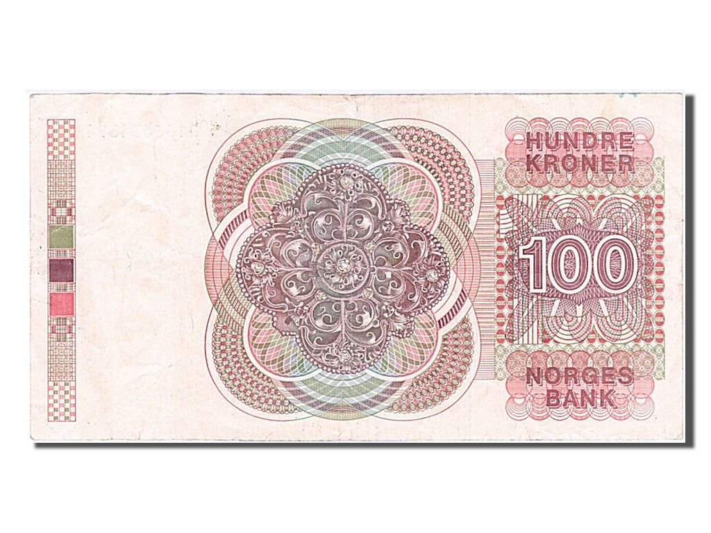 Billete, 100 Kroner, 1989, Noruega, MBC