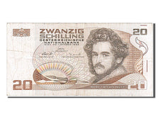 Geldschein, Österreich, 20 Schilling, 1986, 1986-10-01, S+