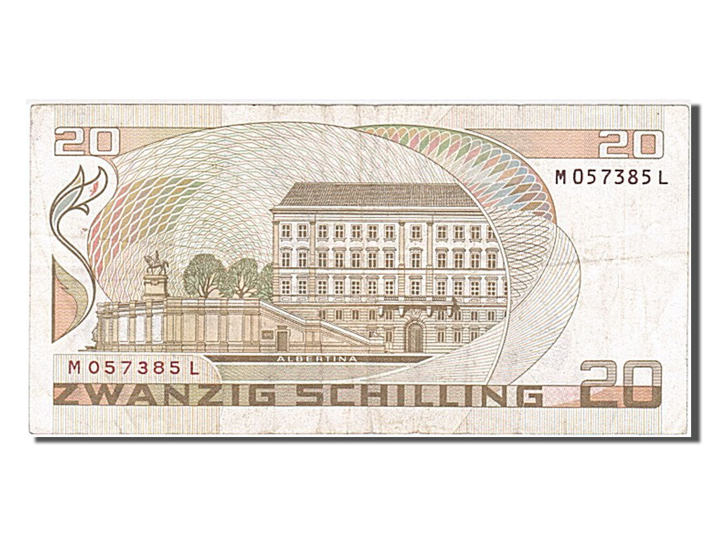 Geldschein, Österreich, 20 Schilling, 1986, 1986-10-01, S+