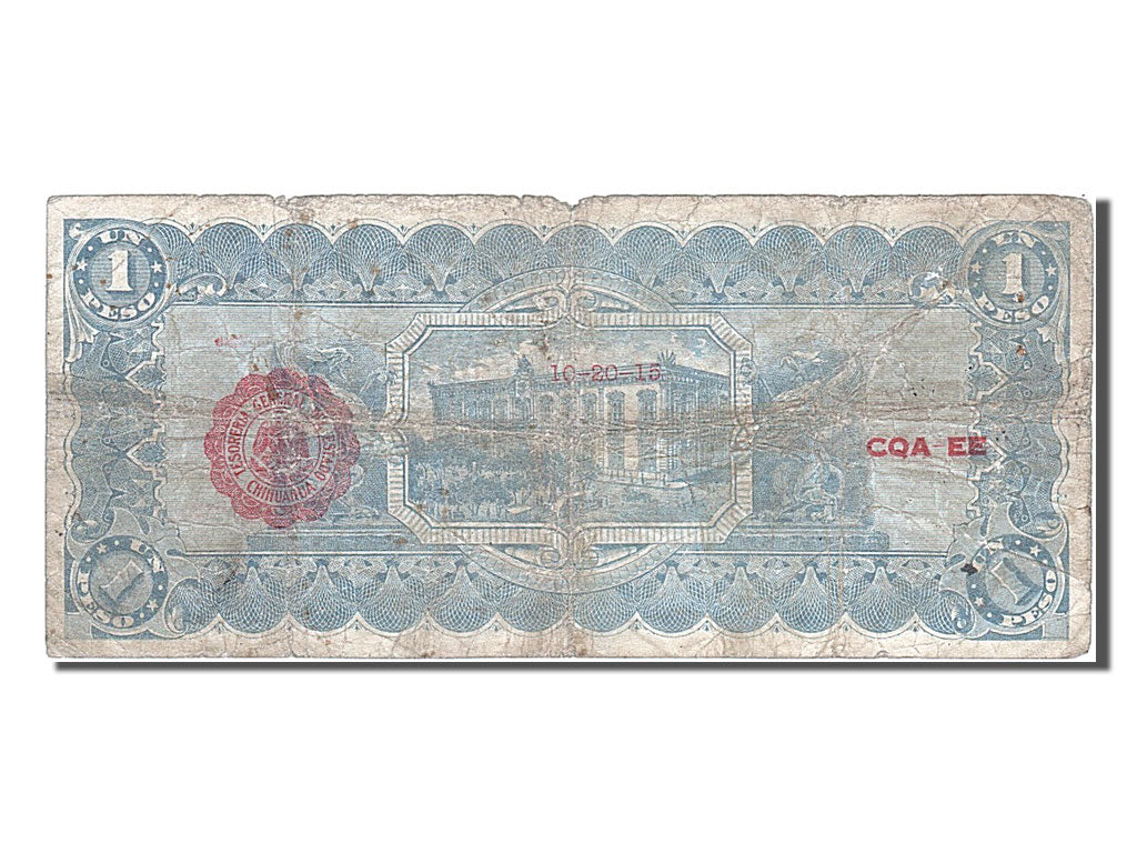 Mexico - Revolutionary, 1 Peso, 1915, KM #S530e, 1915-10-20, VF(20-25), 5416173