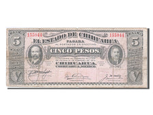 Mexico - Revolutionary, 5 Pesos, 1915, KM #S532A, 1915-09-10, F(12-15), 155044