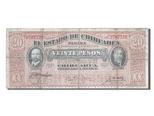 Banconote, Messico - Rivoluzionario, 20 Pesos, 1915, 1915-06-10, B+