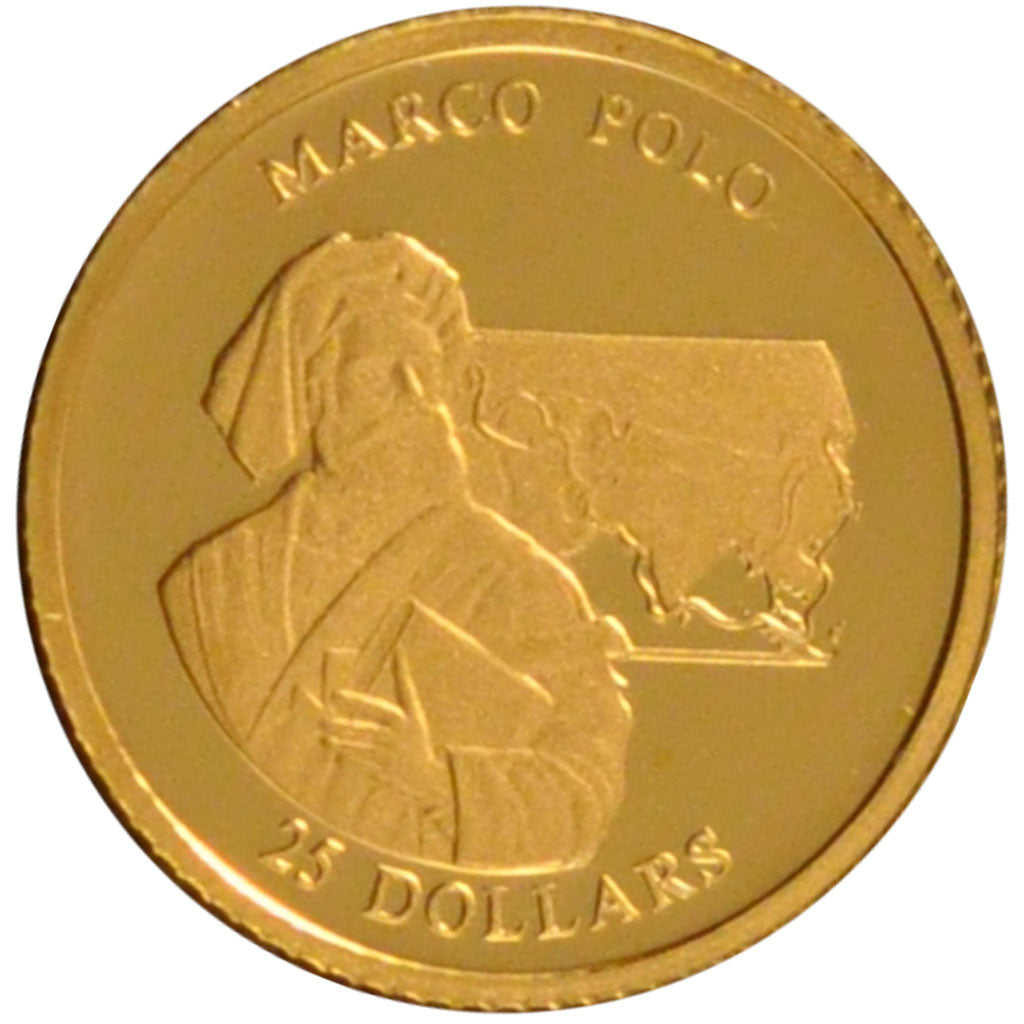 Münze, Liberia, 25 Dollars, 2001, STGL, Gold
