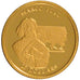 Munten, Liberia, 25 Dollars, 2001, FDC, Goud