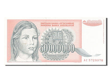 Biljet, Joegoslaviëe, 50,000,000 Dinara, 1993, SUP+