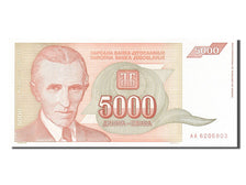 Banknote, Yugoslavia, 5000 Dinara, 1993, UNC(60-62)