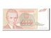 Geldschein, Jugoslawien, 5000 Dinara, 1993, VZ+