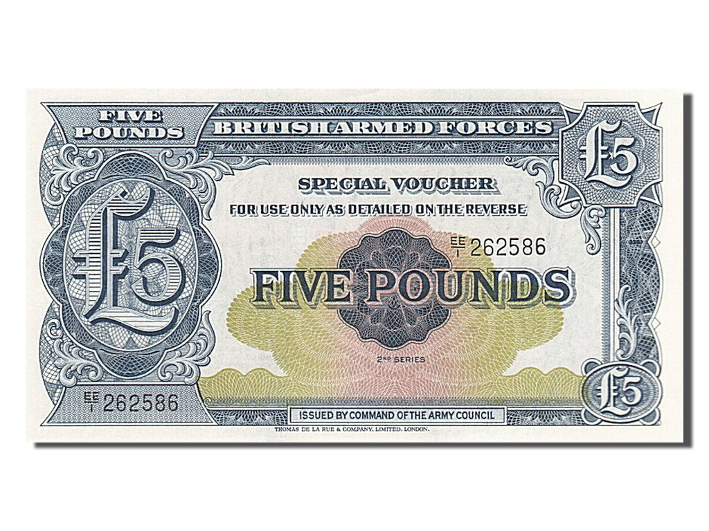Great Britain, 5 Pounds, 1958, KM #M23, UNC(65-70), EE/1262586